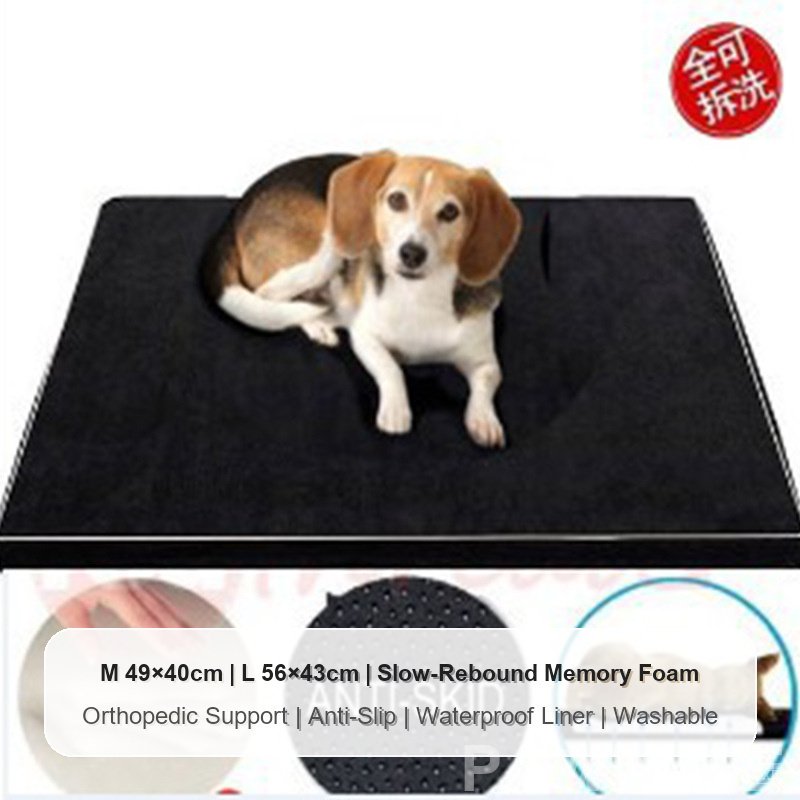 PawLuxe OrthoRest Memory Foam Dog Mat - Orthopedic, Washable - Image 6